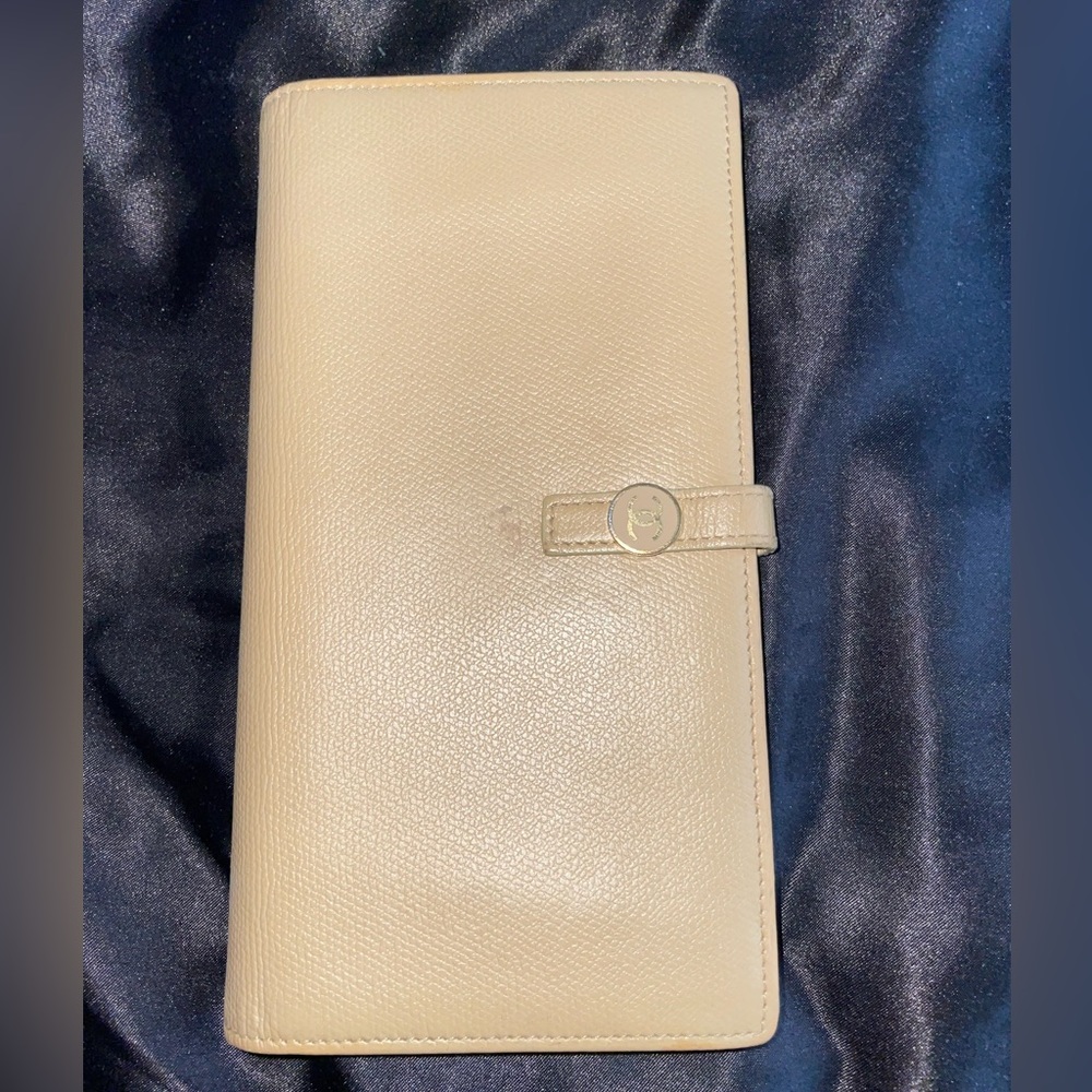 CHANEL LONG WALLET WITH AUTHENTICITY CARD